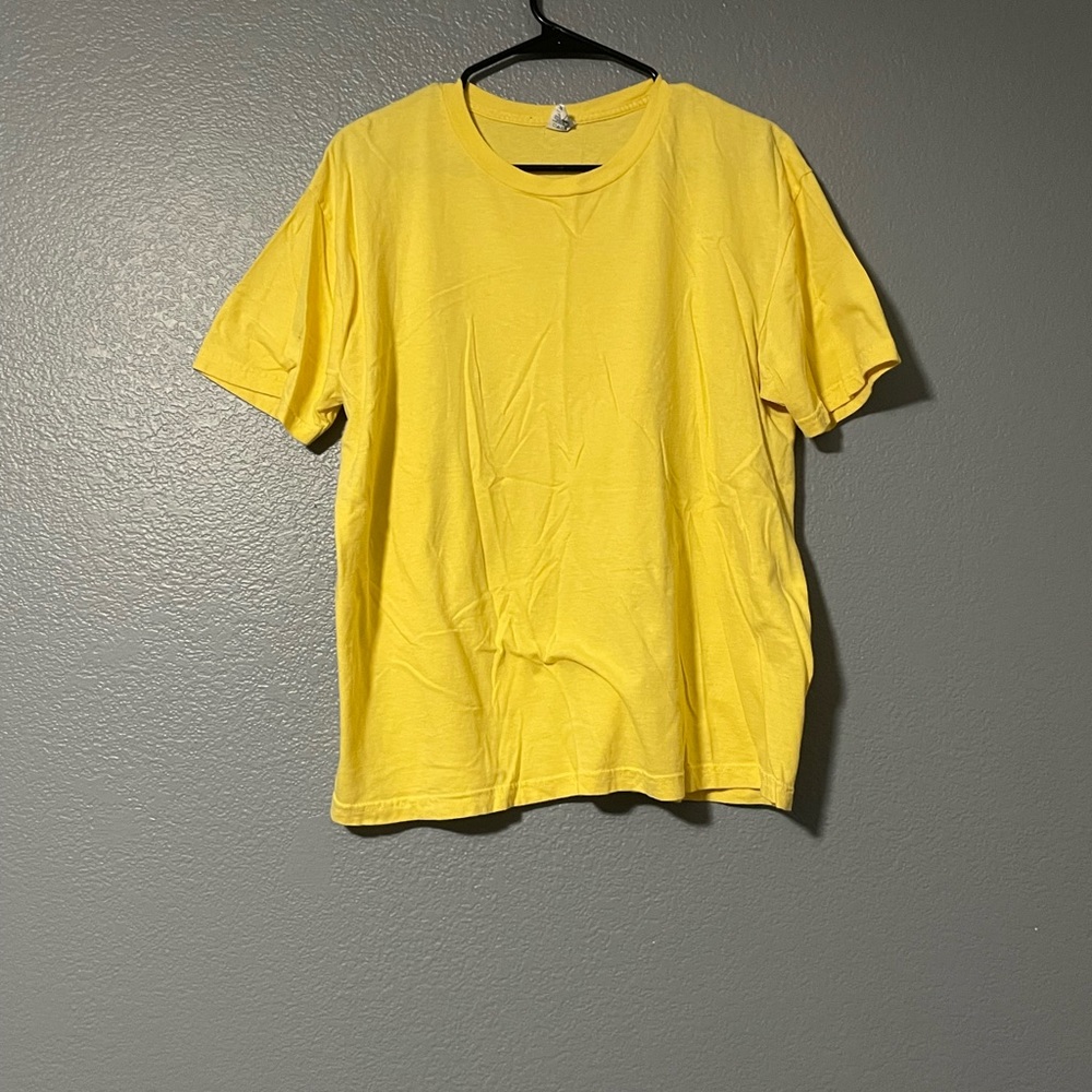 Pastel yellow shirt